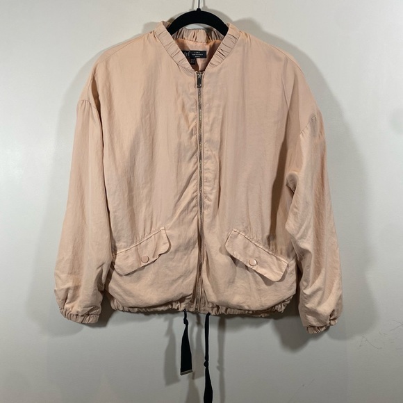 Zara Light Pink Bomber Size XS - Picture 1 of 8